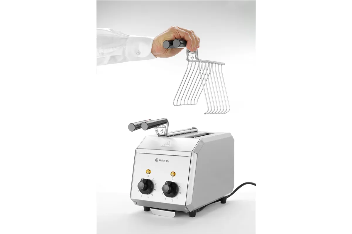 Toster kanapkowy, 230V/1200W, 215x300x270mm Hendi 261163