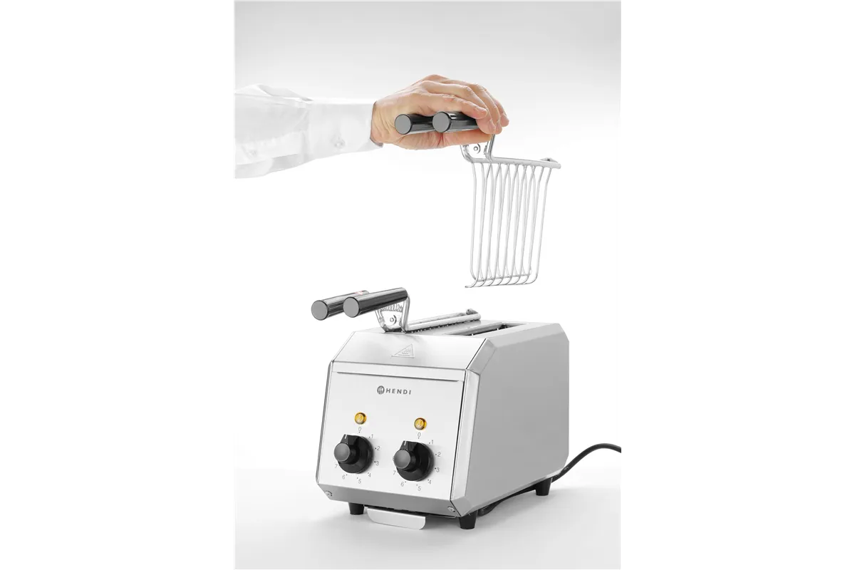 Toster kanapkowy, 230V/1200W, 215x300x270mm Hendi 261163