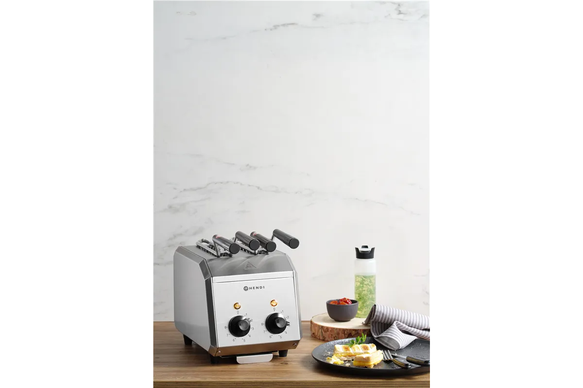 Toster kanapkowy, 230V/1200W, 215x300x270mm Hendi 261163