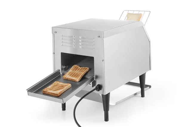 Toster przelotowy pojedynczy, 220-240V/1340W, 288x368x410mm Hendi 261200 Toster przelotowy pojedynczy, 220-240V/1340W, 288x368x410mm Hendi 261200