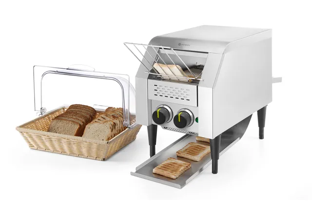 Toster przelotowy pojedynczy, 220-240V/1340W, 288x368x410mm Hendi 261200 Toster przelotowy pojedynczy, 220-240V/1340W, 288x368x410mm Hendi 261200