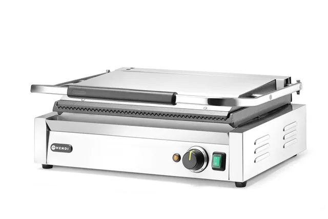 Grill kontaktowy Panini XL, 230V/2700W, 548x464x216mm Hendi 263624