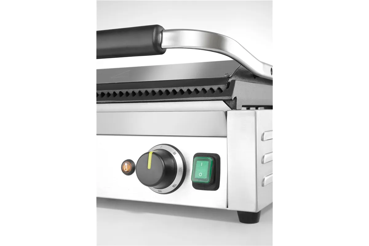 Grill kontaktowy Panini XL, 230V/2700W, 548x464x216mm Hendi 263624