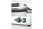 Grill kontaktowy Panini, góra i dół ryflowane, 230V/2200W, 430x375x216mm Hendi 263655
