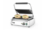Grill kontaktowy Panini, góra i dół ryflowane, 230V/2200W, 430x375x216mm Hendi 263655