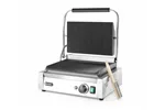Grill kontaktowy Panini, góra i dół ryflowane, 230V/2200W, 430x375x216mm Hendi 263655