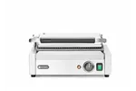 Grill kontaktowy Panini, góra ryflowana, dół gładki, 230V/2200W, 430x375x216mm Hendi 263662