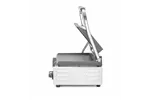 Grill kontaktowy Panini, góra ryflowana, dół gładki, 230V/2200W, 430x375x216mm Hendi 263662