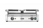 Grill kontaktowy podwójny Ryflowany, góra i dół ryflowane, 230V/3600W, 570x375x216mm Hendi 263709