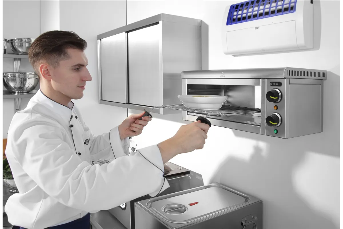 Opiekacz z możliwością montażu na ścianie, 230V/2000W, 610x450x275mm Hendi 264119