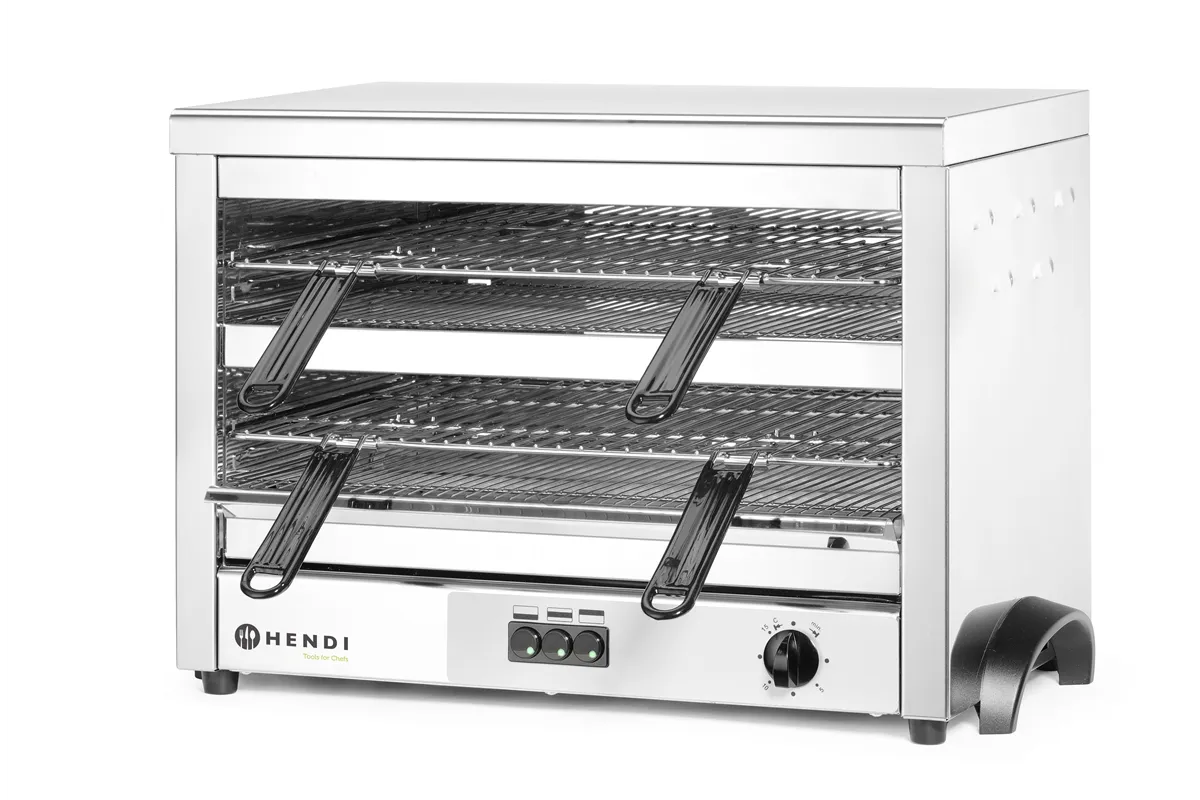 Opiekacz kwarcowy MAXI GN 1/1, 400V/4500W, 682x528x455mm Hendi 264331