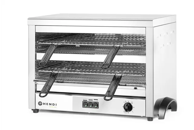 Opiekacz kwarcowy MAXI GN 1/1, 400V/4500W, 682x528x455mm Hendi 264331