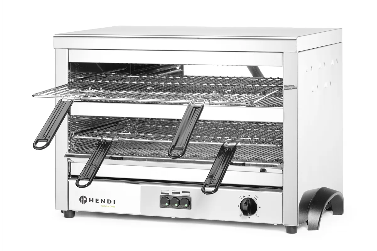 Opiekacz kwarcowy MAXI GN 1/1, 400V/4500W, 682x528x455mm Hendi 264331