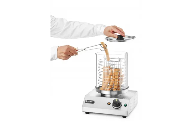 Podgrzewacz do parówek, 220-240V/450W, 280x282x387mm Hendi 265000