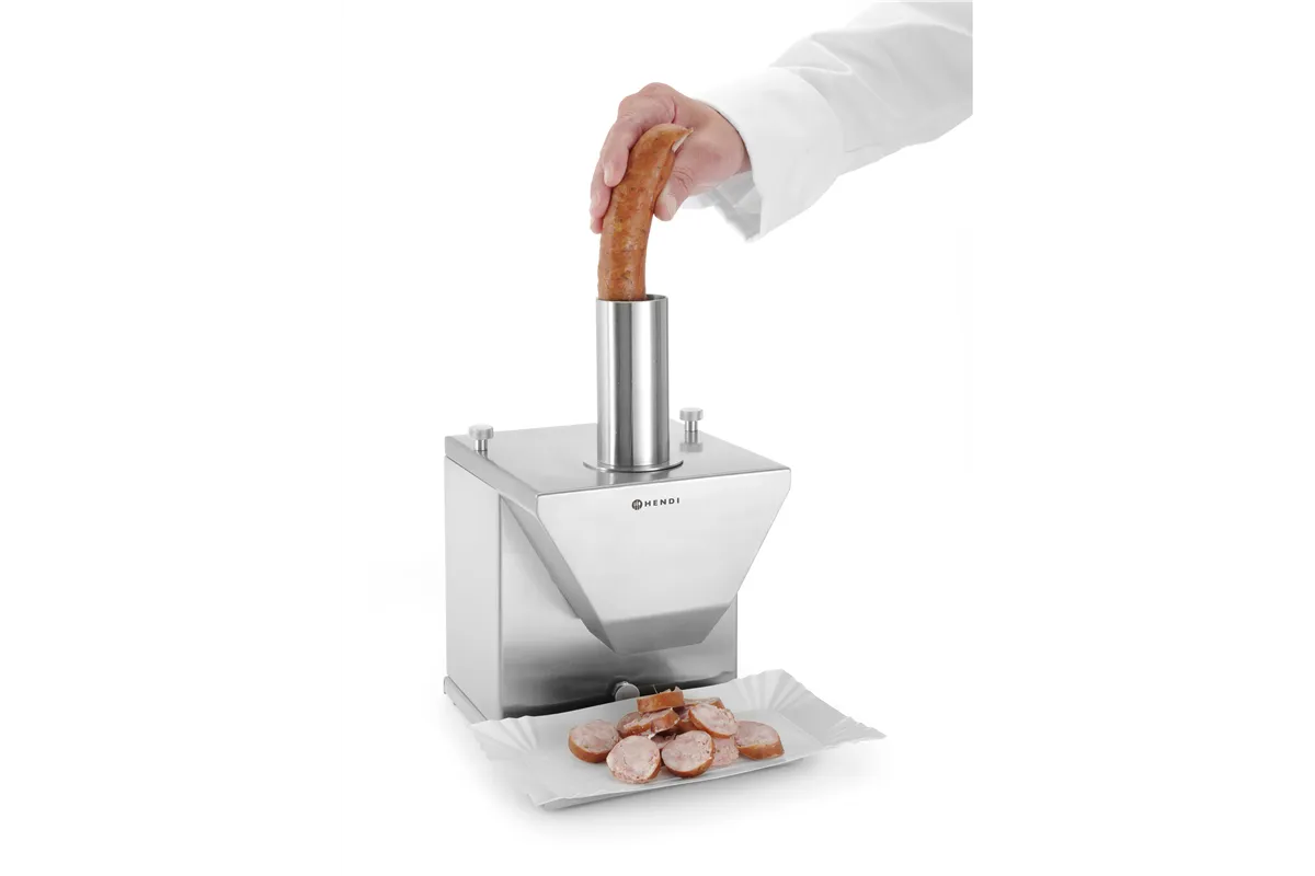 Krajalnica elektryczna do kiełbas, 230V/135W, 255x187x330mm Hendi 265109