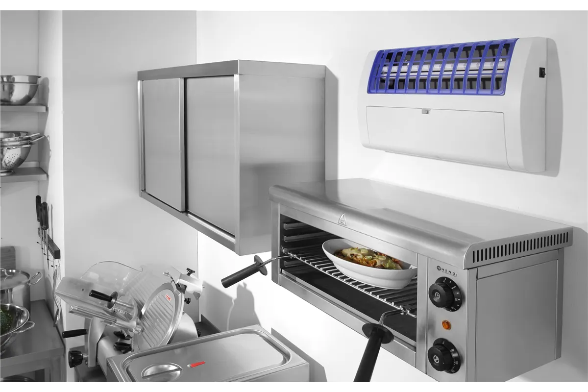 Lampa owadobójcza z taśmą klejącą, 120 m², 230V/36W, 540x80x281mm Hendi 270196