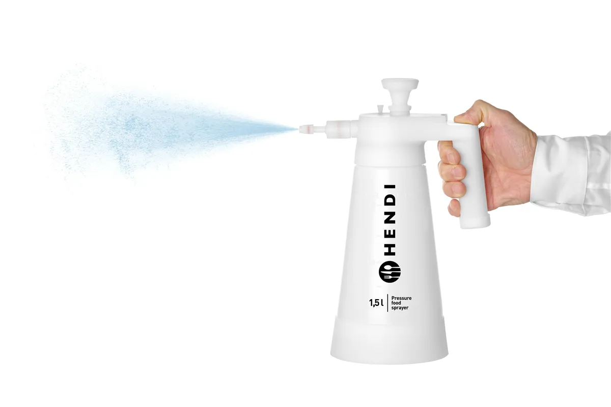 Ciśnieniowy spryskiwacz do żywności, 1,5L, 140x220x330mm Hendi 270875