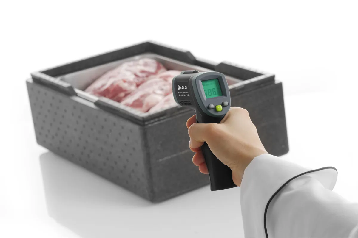 Termometr bezdotykowy, 37x70x150mm Hendi 271148