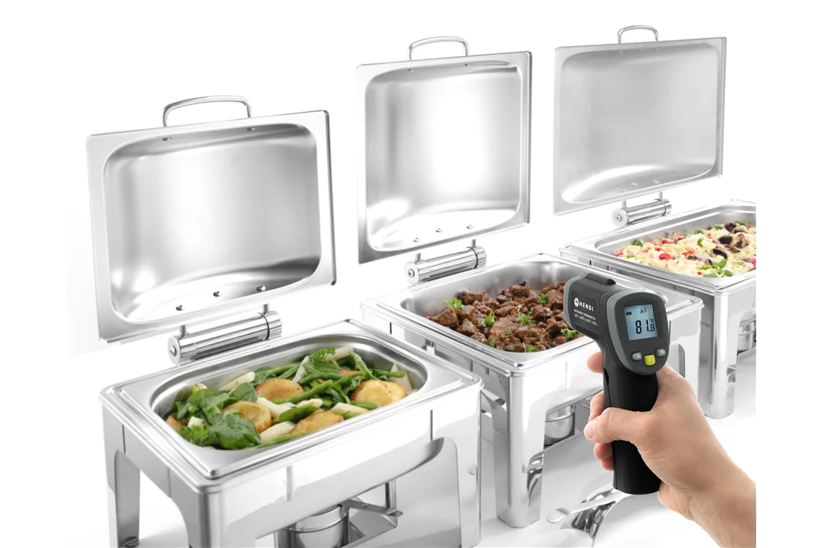 Termometr bezdotykowy, 37x70x150mm Hendi 271148