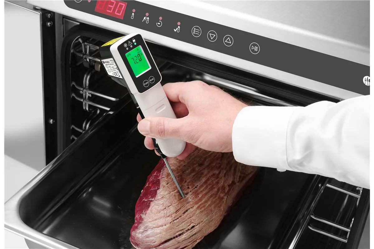 Termometr cyfrowy na podczerwień z sondą, 39x53x158mm Hendi 271254