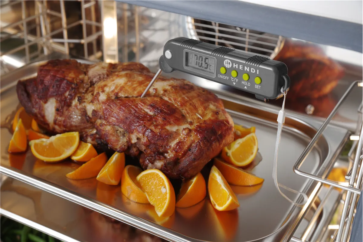 Termometr cyfrowy ze składaną sondą, 160x40x25mm Hendi 271308