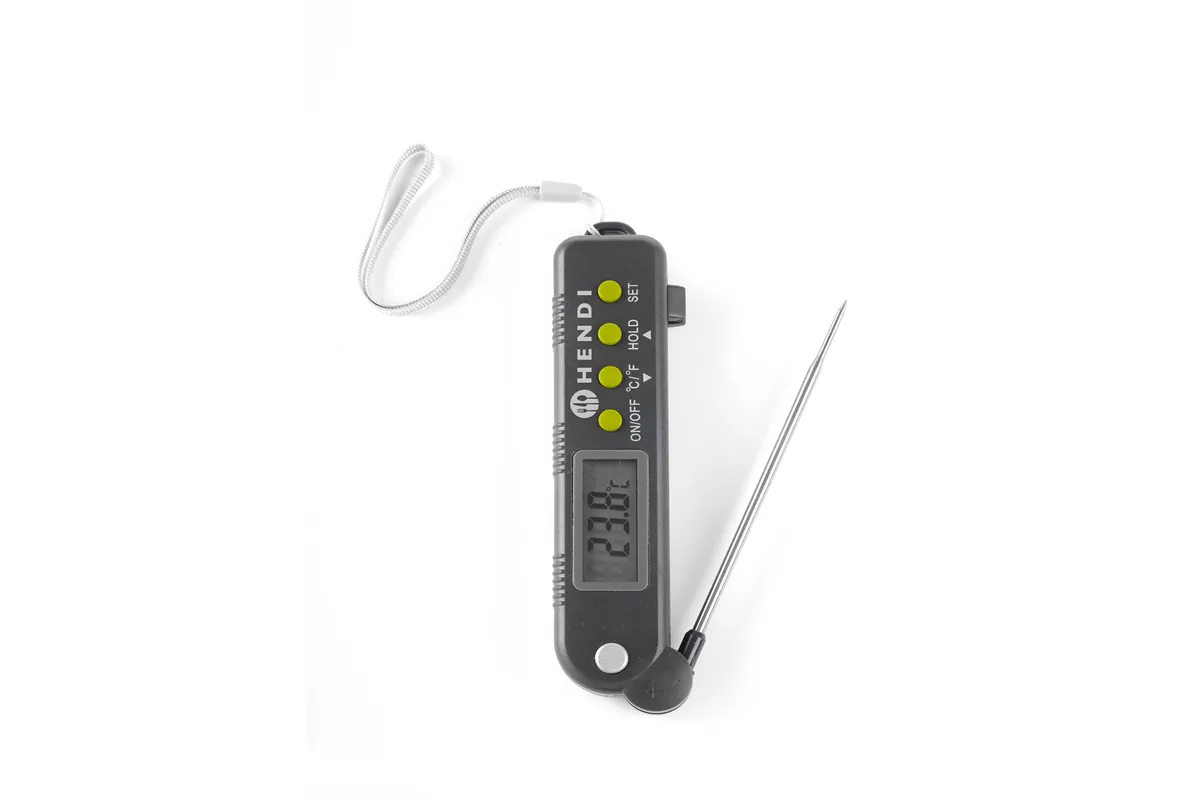 Termometr cyfrowy ze składaną sondą, 160x40x25mm Hendi 271308