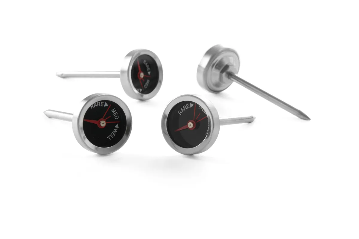 Termometry do steków z sondą - zestaw 4 szt., 4 szt., ⌀25x70mm Hendi 271339