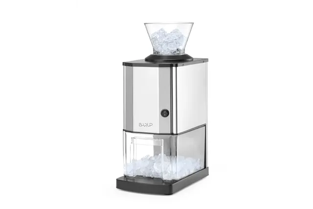 Kruszarka do lodu, srebrny, 230V/70W, 170x290x462mm BarUp 271520