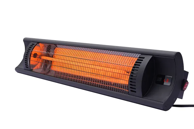 Promiennik podczerwieni Bola tarasowy, czarny, 230V/2500W, 912x185x174mm Hendi 272428
