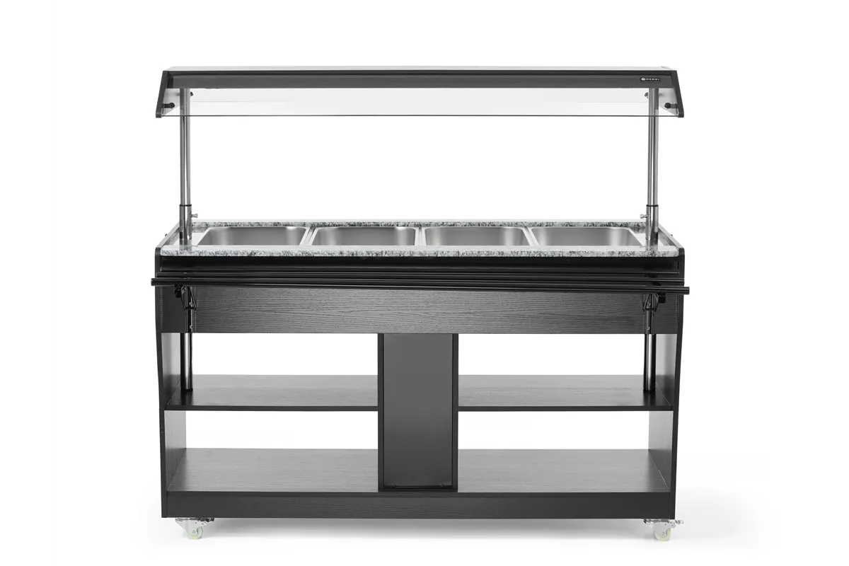 Bufet do ciepłych potraw, GN 1/1, 1490x765x1370mm Hendi 274064