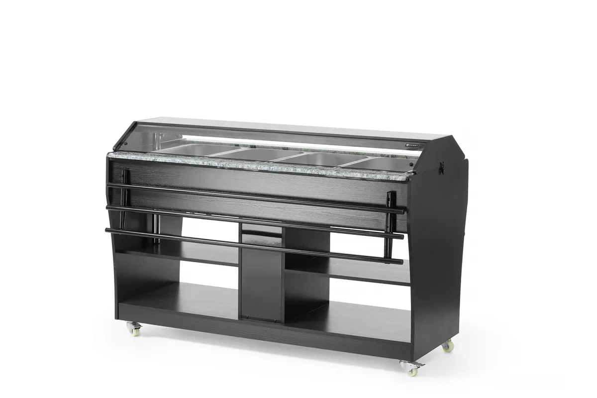 Bufet do ciepłych potraw, GN 1/1, 1490x765x1370mm Hendi 274064