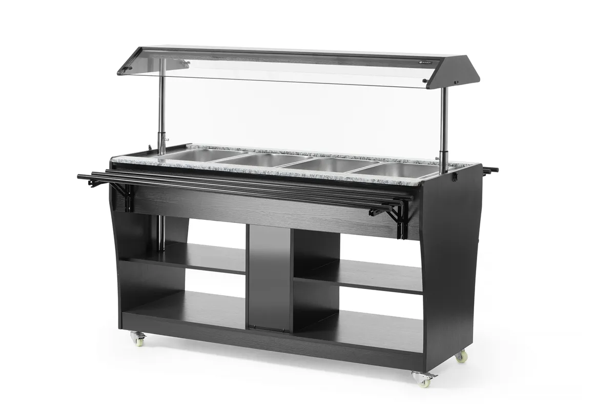 Bufet do ciepłych potraw, GN 1/1, 1490x765x1370mm Hendi 274064