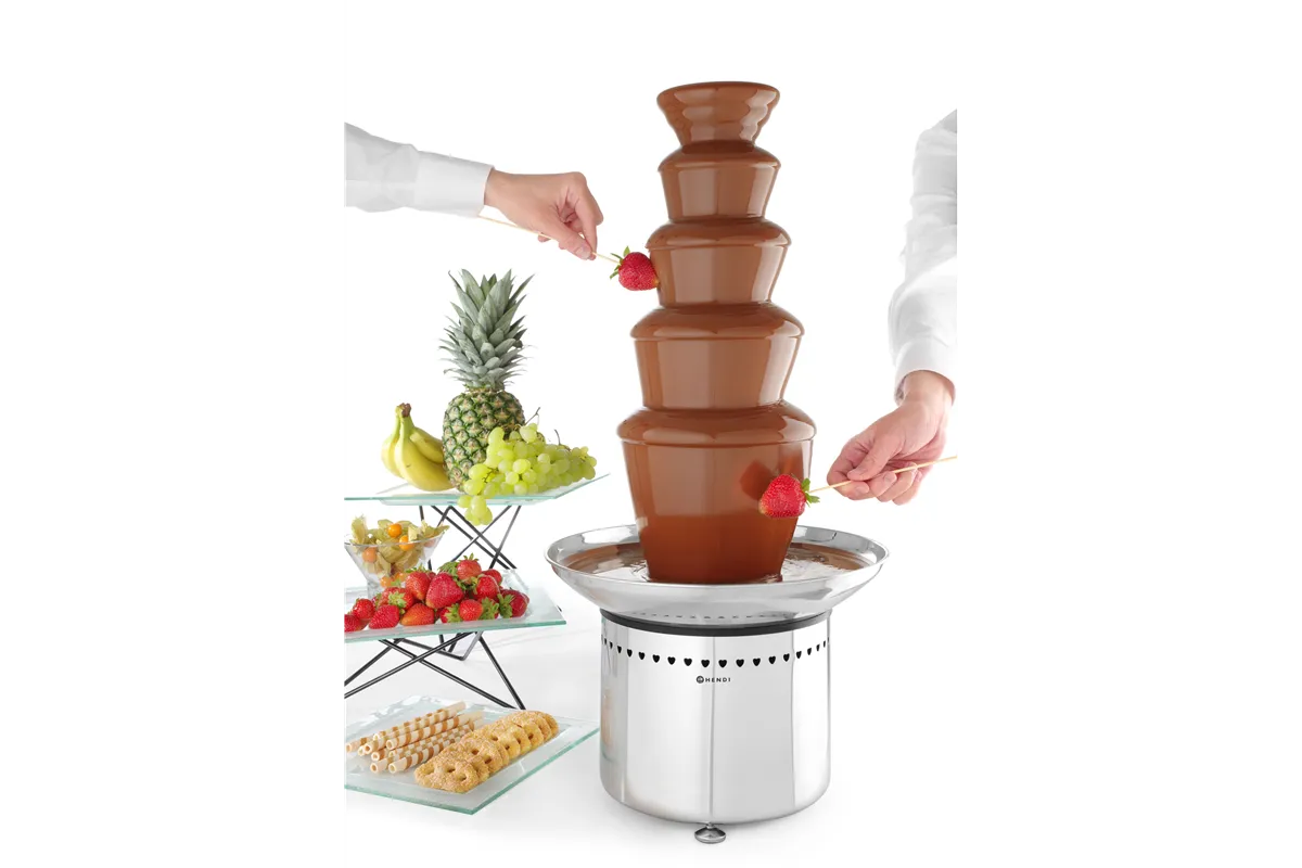 Fontanna do czekolady 5-poziomowa, 230V/265W, ⌀332x709mm Hendi 274156