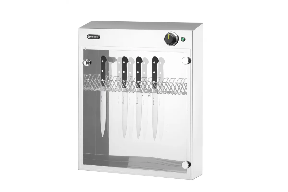 Sterylizator do noży 14, 230V/25W, 510x160x625mm Hendi 281246