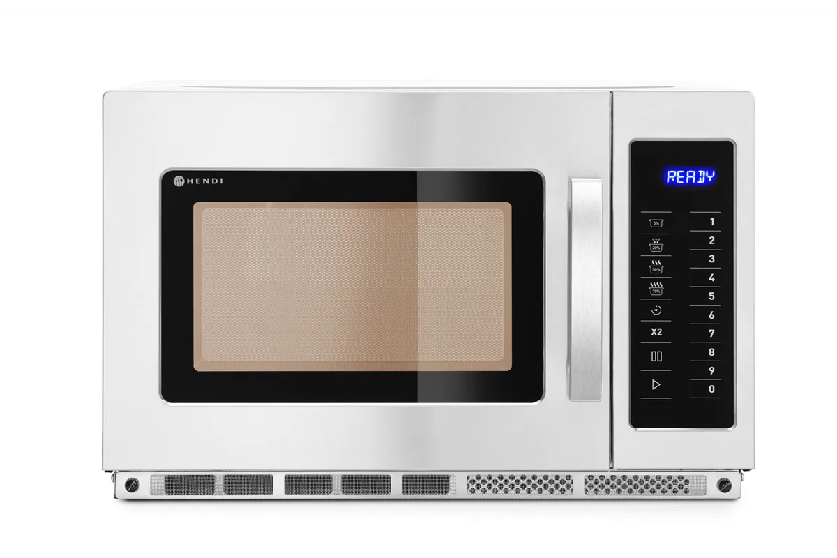 Kuchenka mikrofalowa z możliwością programowania 1800 W, 34L, 230V/3000W, 572x520x363mm Hendi 281369