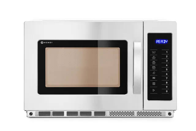Kuchenka mikrofalowa z możliwością programowania 1800 W, 34L, 230V/3000W, 572x520x363mm Hendi 281369