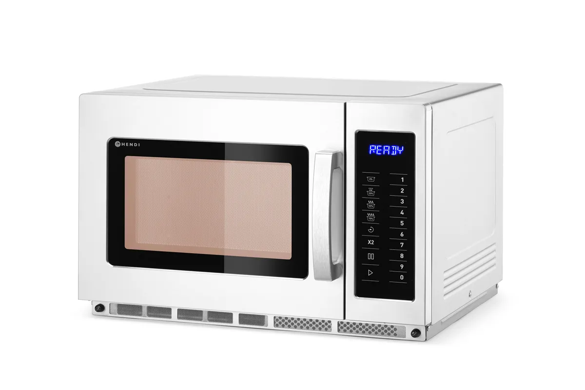 Kuchenka mikrofalowa z możliwością programowania 1800 W, 34L, 230V/3000W, 572x520x363mm Hendi 281369