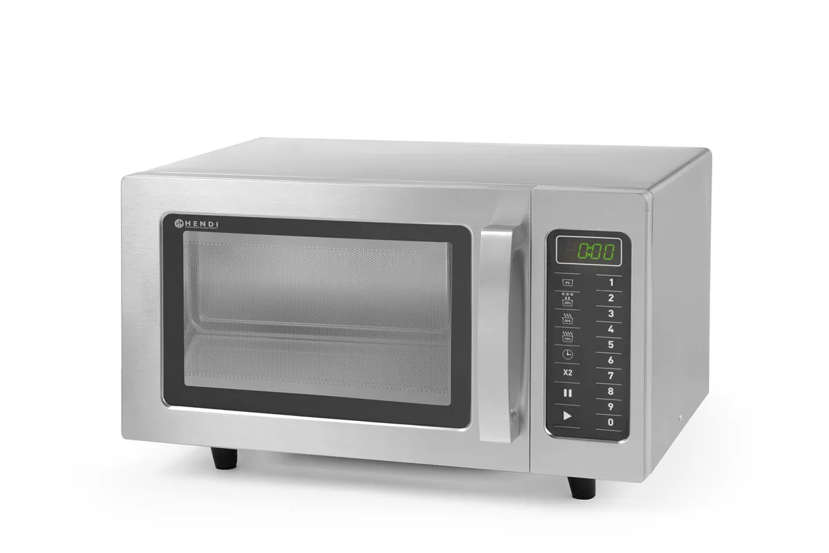 Kuchenka mikrofalowa z możliwością programowania 1000 W, 23L, 230V/1550W, 509x572x306mm Hendi 281444