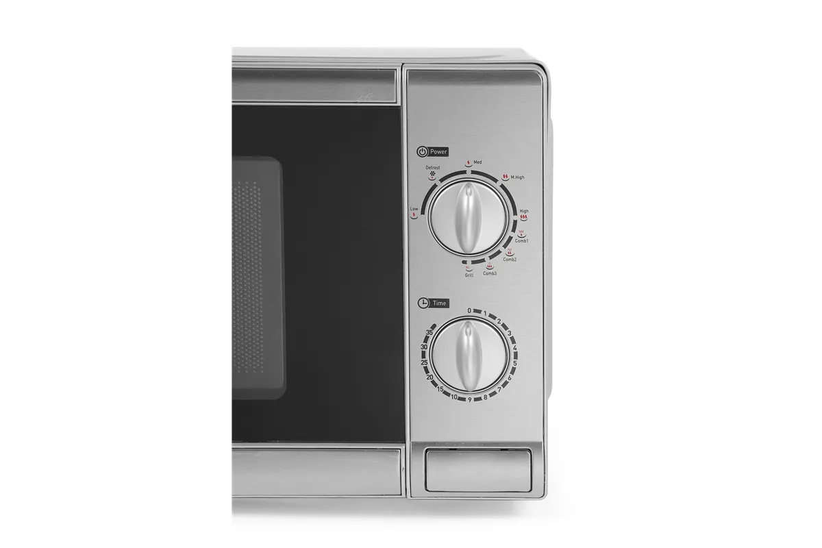 Kuchenka mikrofalowa z funkcją grilla, 20L, 230V/1050W, 435x360x251mm Hendi 281710