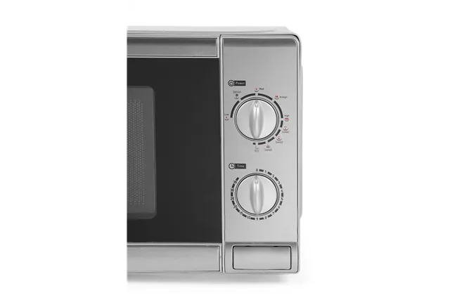 Kuchenka mikrofalowa z funkcją grilla, 20L, 230V/1050W, 435x360x251mm Hendi 281710