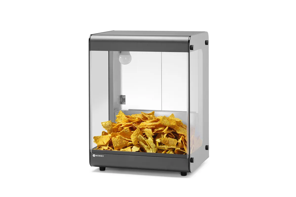 Podgrzewacz do nachosów, czarny, 220-240V/500W, 400x344x525mm Hendi 282779