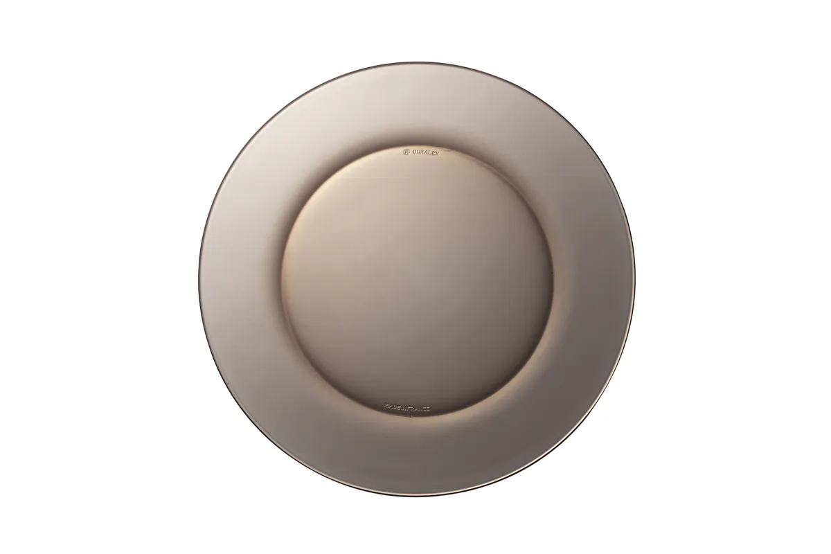 Talerz płytki LYS SEPIA, brązowy, ⌀235x20mm Duralex 3006CF06D1111