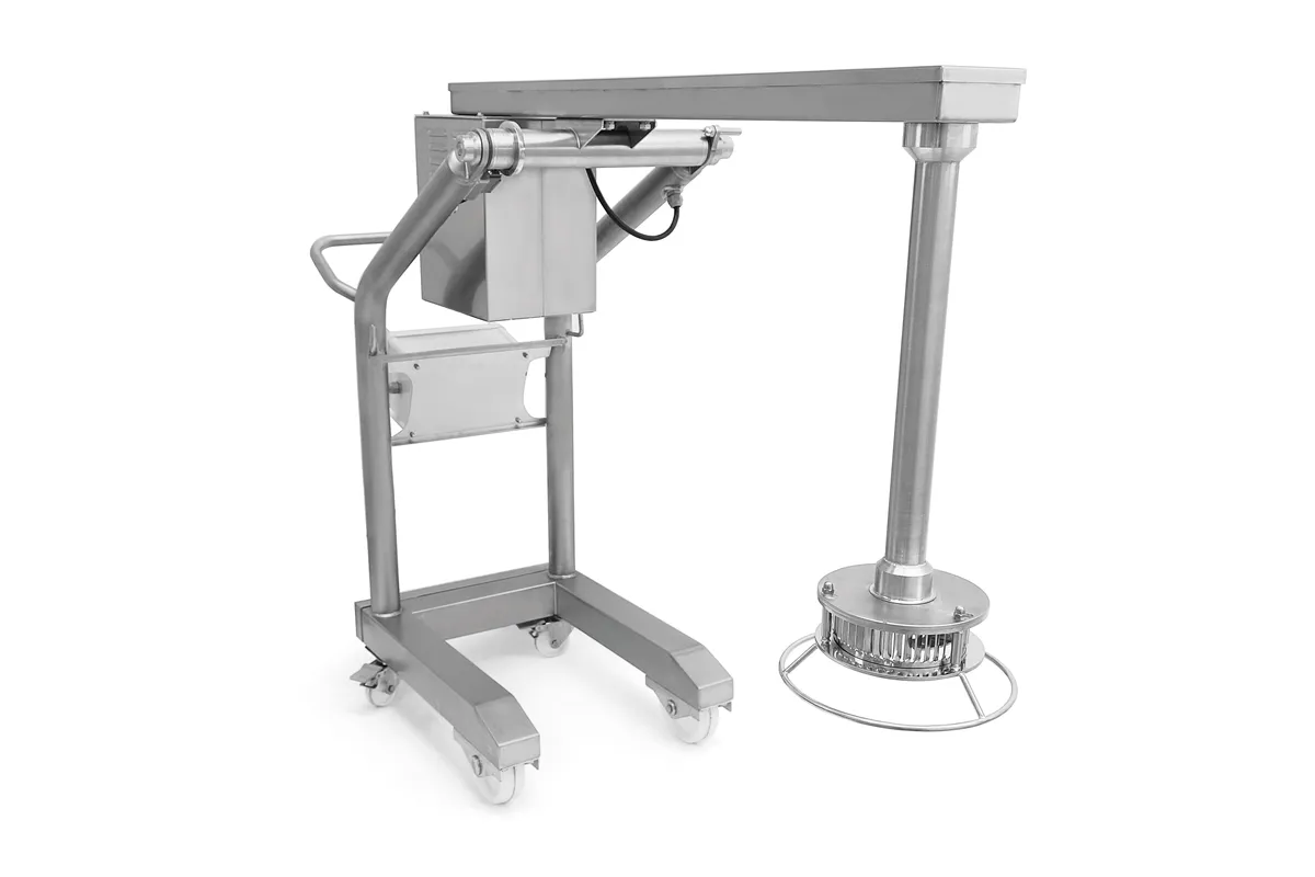 Mikser Turbo TRX-22 wymiary podczas pracy 568x1643x1219mm wymiary prz złożeniu 568x963x1651mm 400V/2200W Sammic 3030506