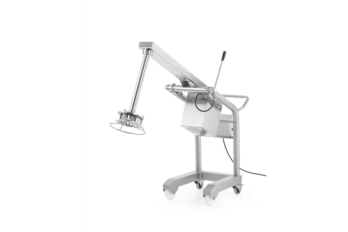 Mikser Turbo TRX-22 wymiary podczas pracy 568x1643x1219mm wymiary prz złożeniu 568x963x1651mm 400V/2200W Sammic 3030506