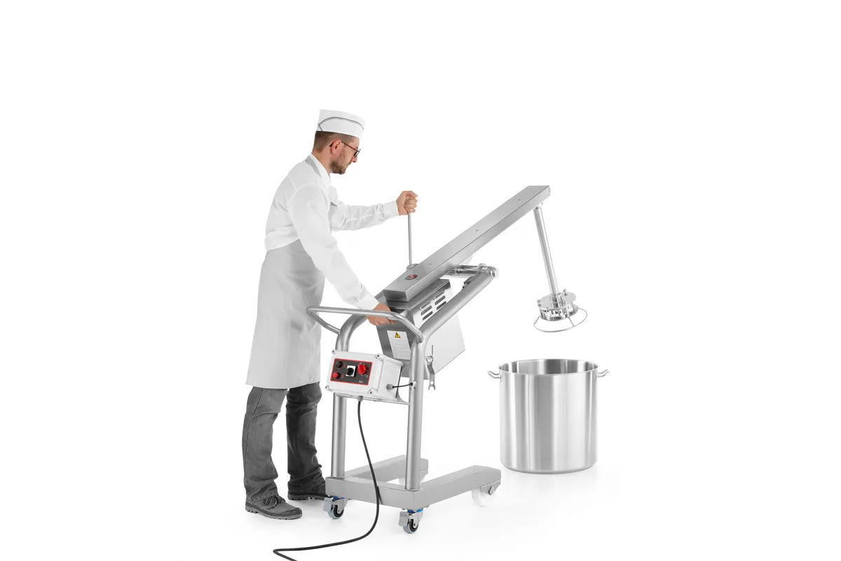 Mikser Turbo TRX-22 wymiary podczas pracy 568x1643x1219mm wymiary prz złożeniu 568x963x1651mm 400V/2200W Sammic 3030506