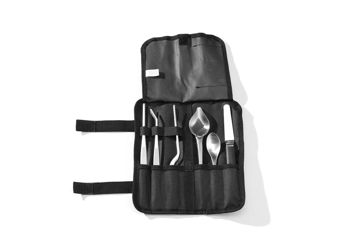 Zestaw szefa kuchni do dekorowania, 6 elementów, satynowany, 255x25x100mm Hendi 400081