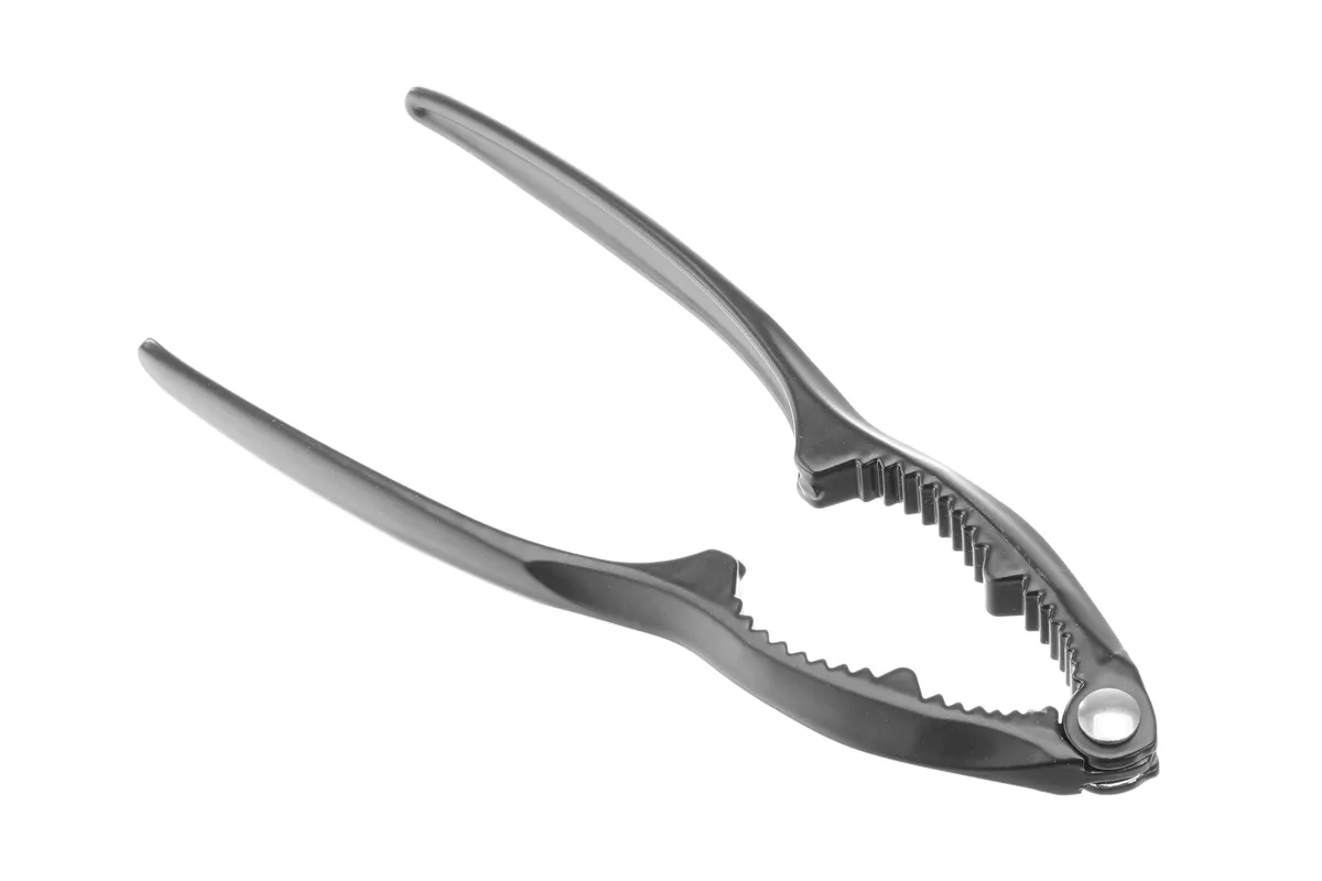 Szczypce do orzechów i owoców morza czarne, matowe, czarny, 155x35mm Hendi 403747