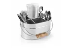 Pojemnik w kształcie wiadra na sztućce i serwetki, 245x180x130mm Hendi 425978