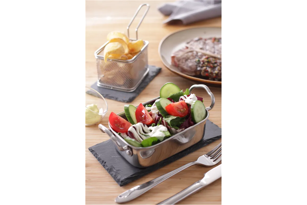 Brytfanna miniaturowa do przekąsek, 196x95x70mm Hendi 426487