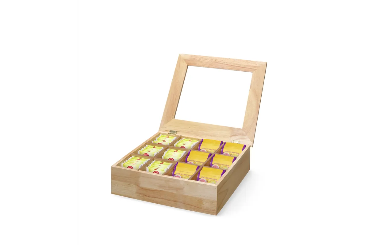 Ekspozytor na herbatę, 300x280x90mm Hendi 456514